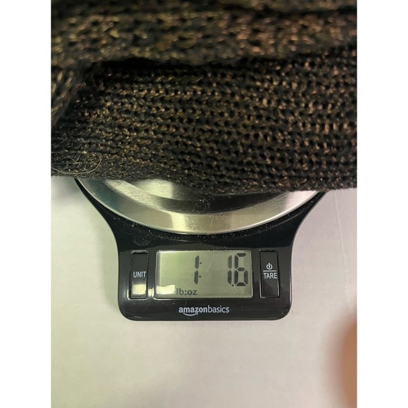 EILEEN FISHER Women's Sweater Size XS Long Sleeve Black/Gold Linen Blend - Picture 9 of 9